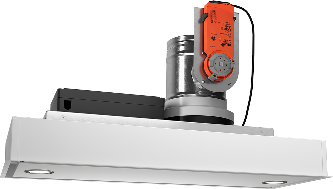 Central Metz Micro 750 mm hvid, lejlighed timer