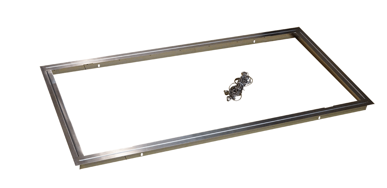 Wireophængt indbygningsramme 1200 mm, rustfri Wireophængt indbygningsramme 1200 mm, rustfri