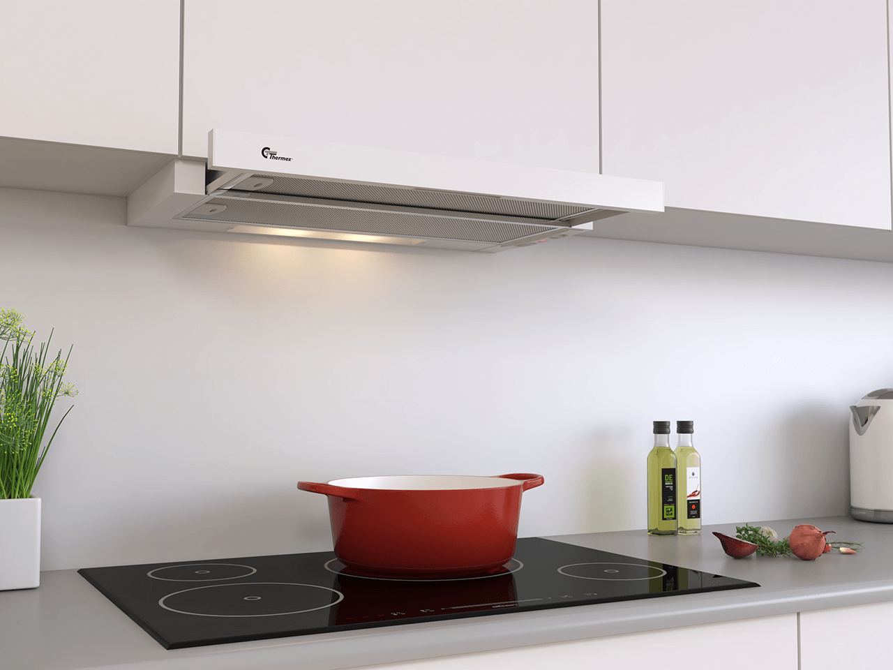 York III, Lux, 600 mm, hvid