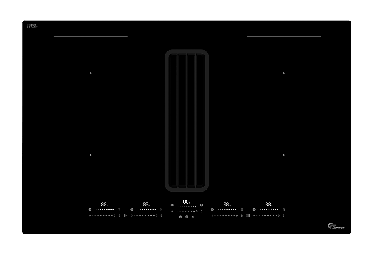 TXE80 induktionskogeplade med indbygget emhætte TXE80 induktionskogeplade med indbygget emhætte