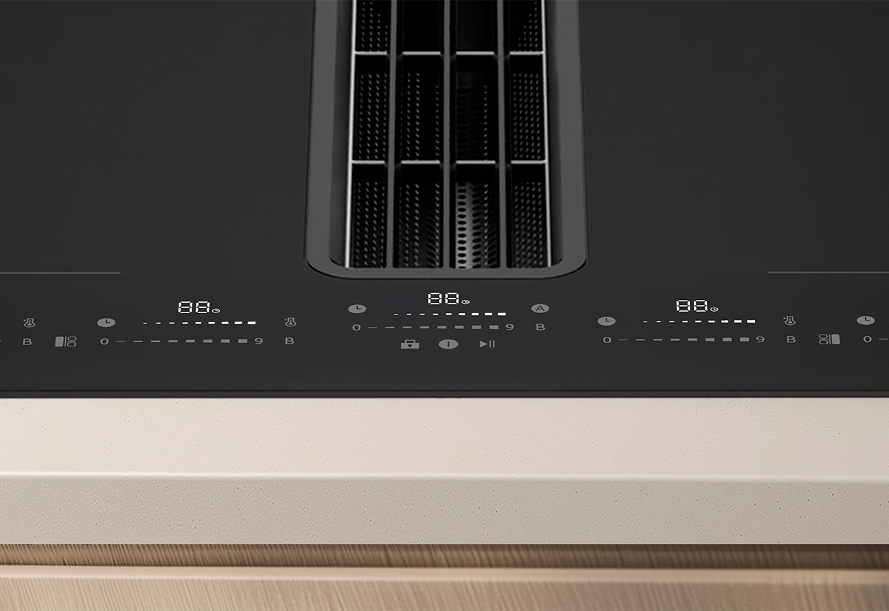 TXE80 induktionskogeplade med indbygget emhætte TXE80 induktionskogeplade med indbygget emhætte