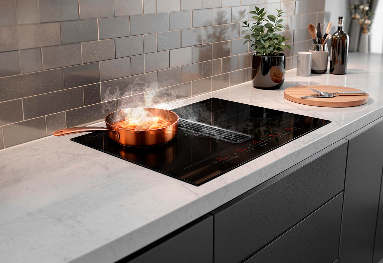 Downdraft One 80 cm med kulfilter