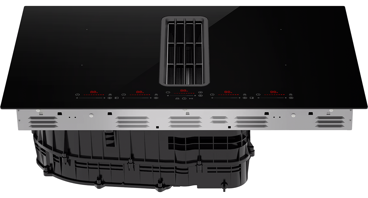 Copenhagen Gloss kogeplade med indbygget emhætte