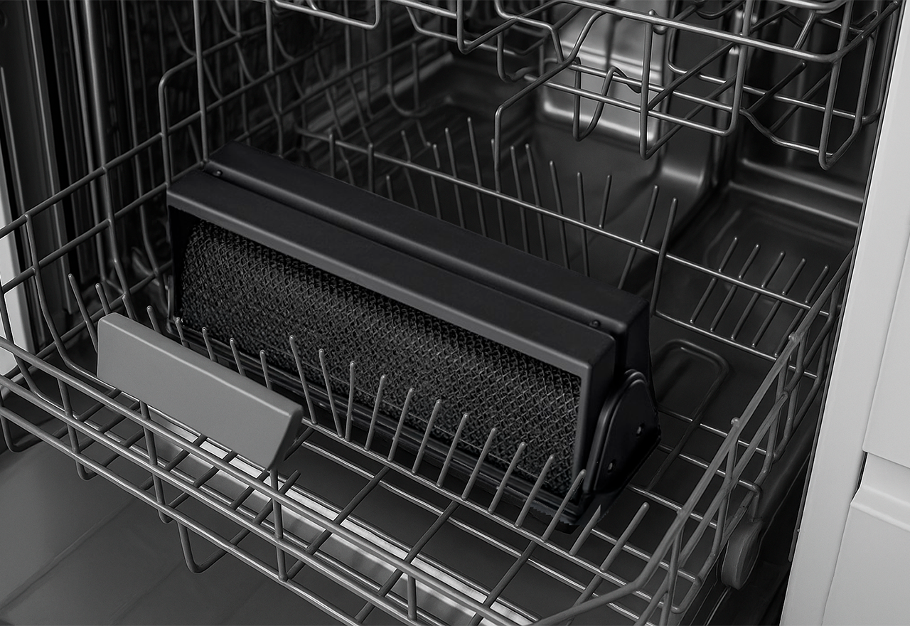 Copenhagen Gloss kogeplade med indbygget emhætte