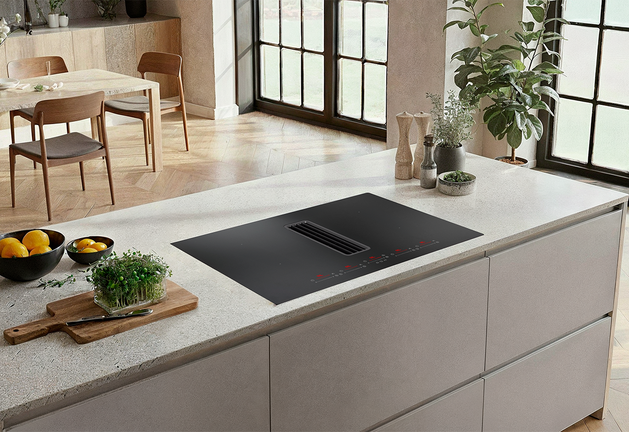 Copenhagen Matt kogeplade med indbygget emhætte