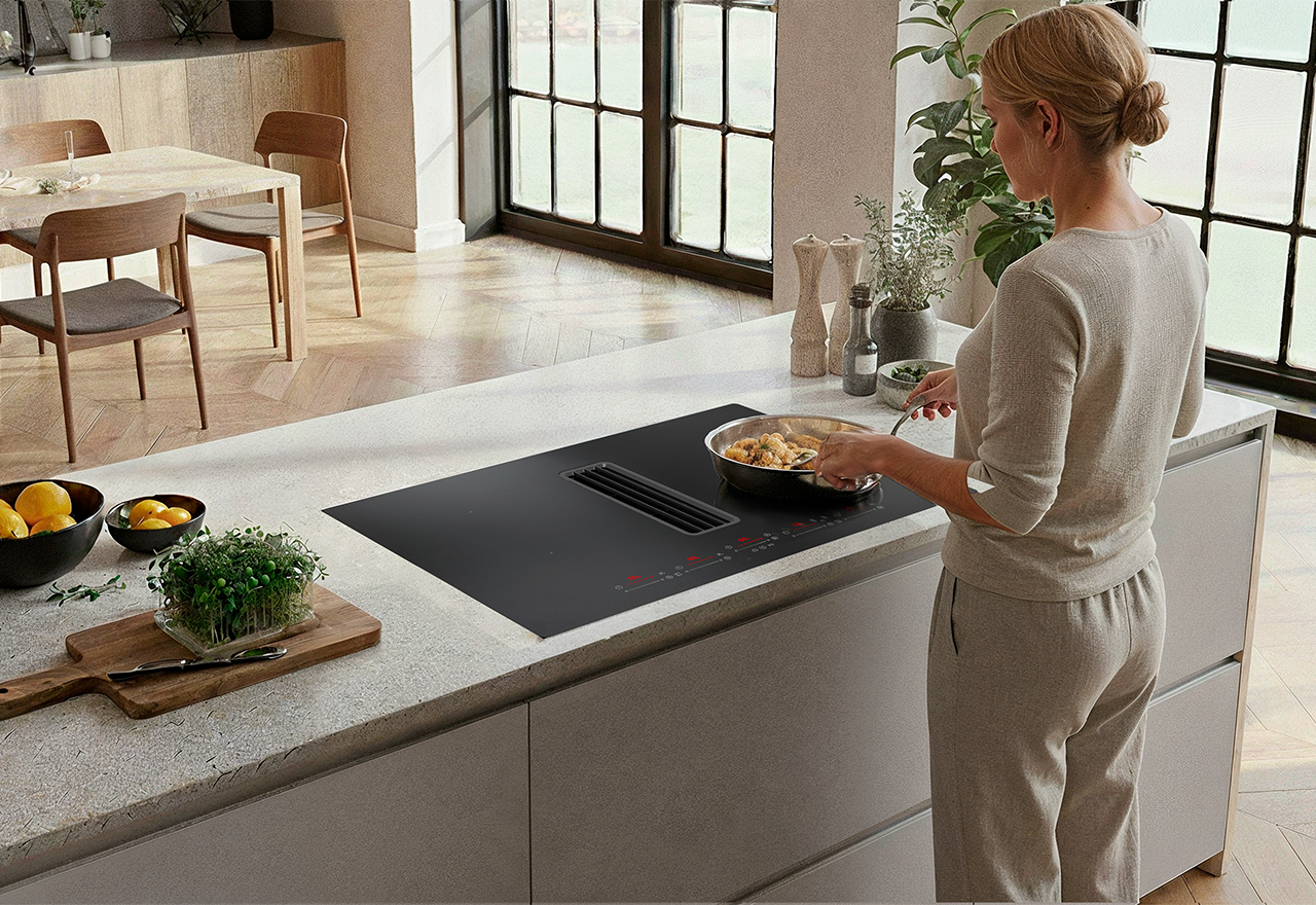 Copenhagen Matt kogeplade med indbygget emhætte