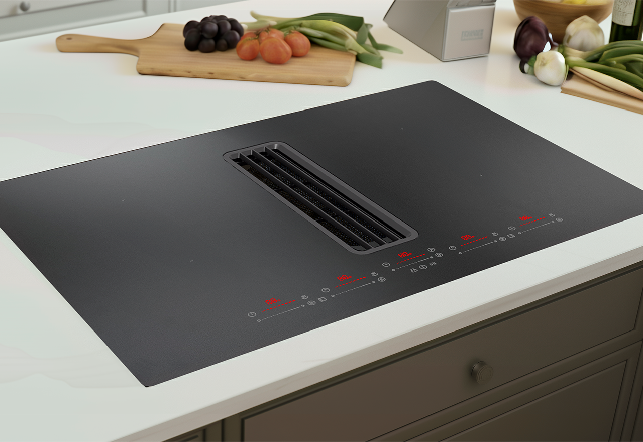 Copenhagen Matt kogeplade med indbygget emhætte