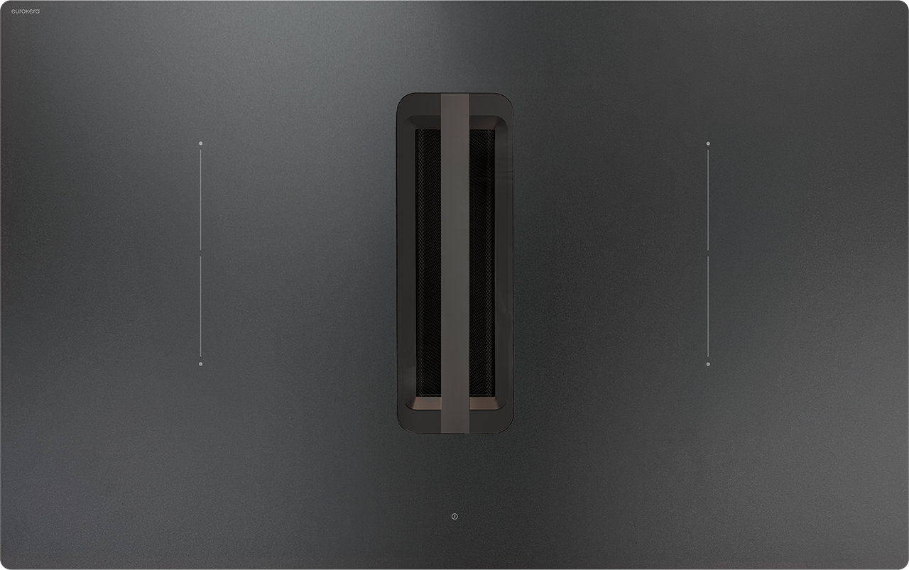 Point Cyclone 83 cm kogeplade med emhætte