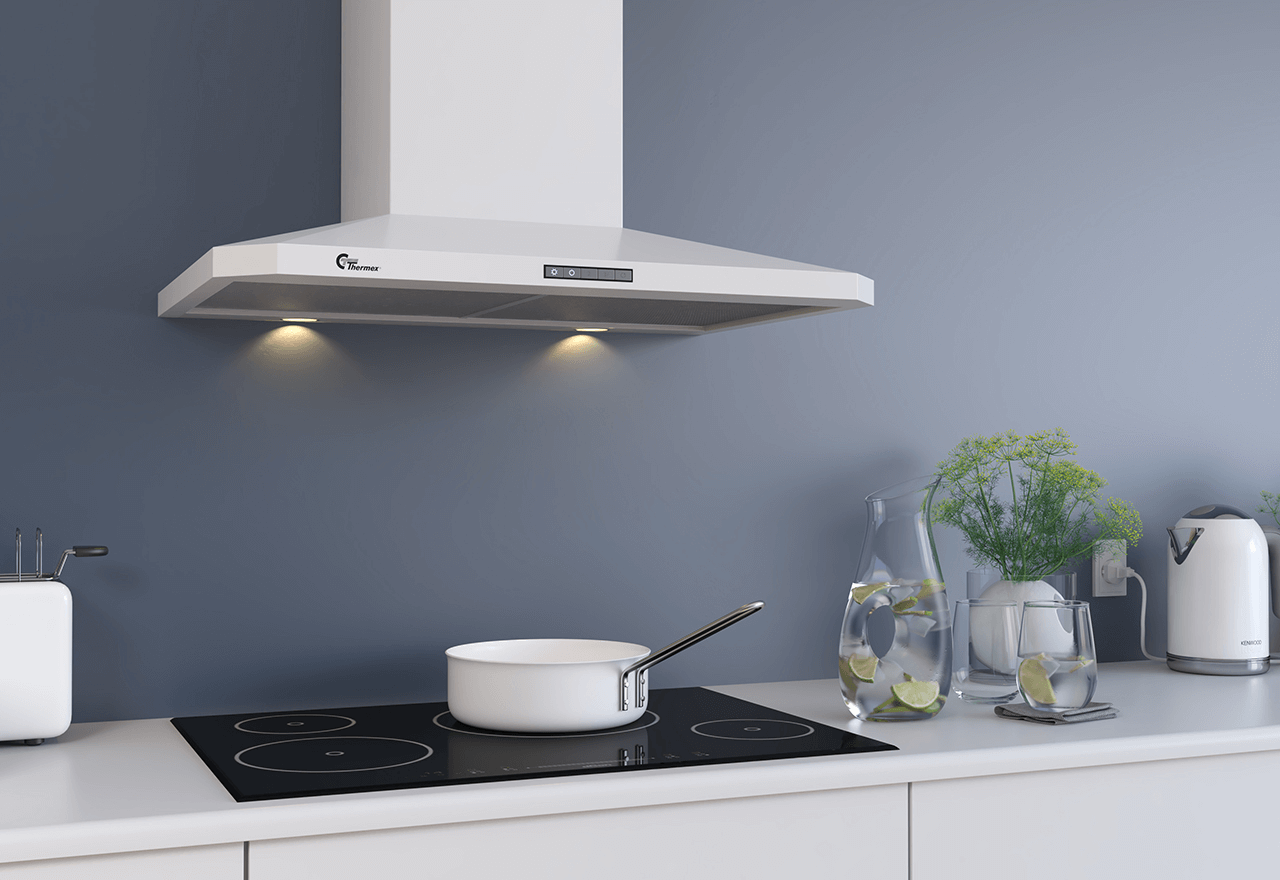 Decor 787 væg 90 cm hvid uden motor