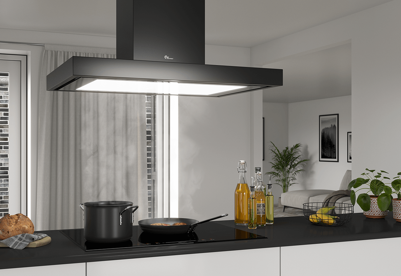 Harwich Lux - 90 cm, FH, sort m/motor