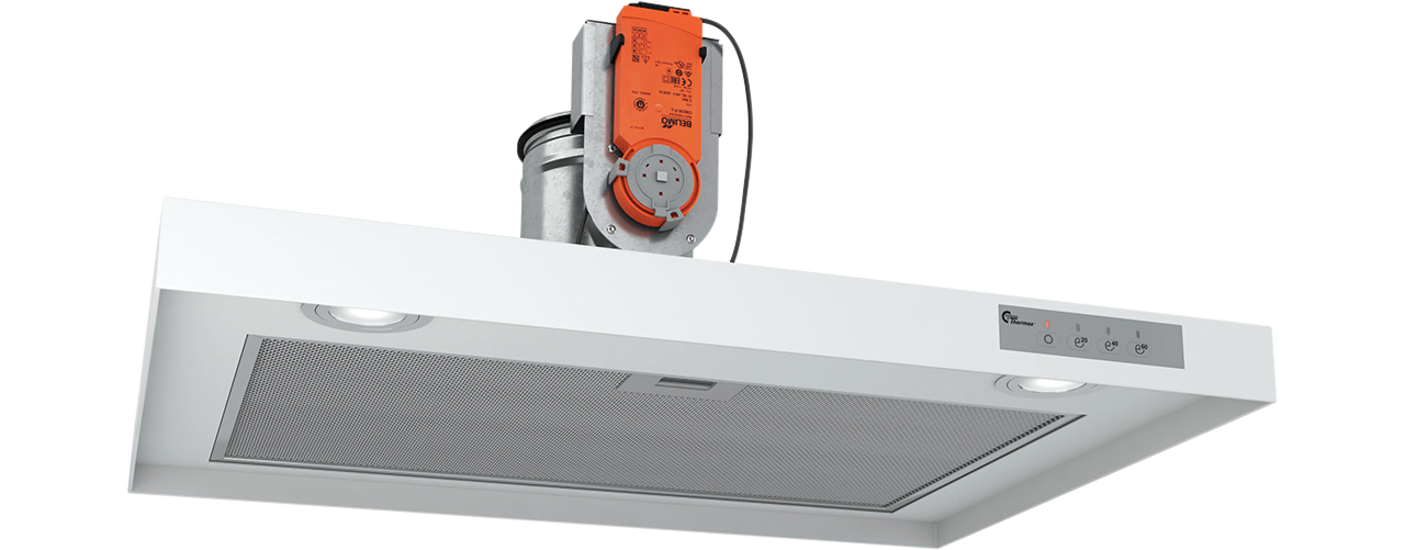 Airslim, 600 mm, Hvid, Centralventilation