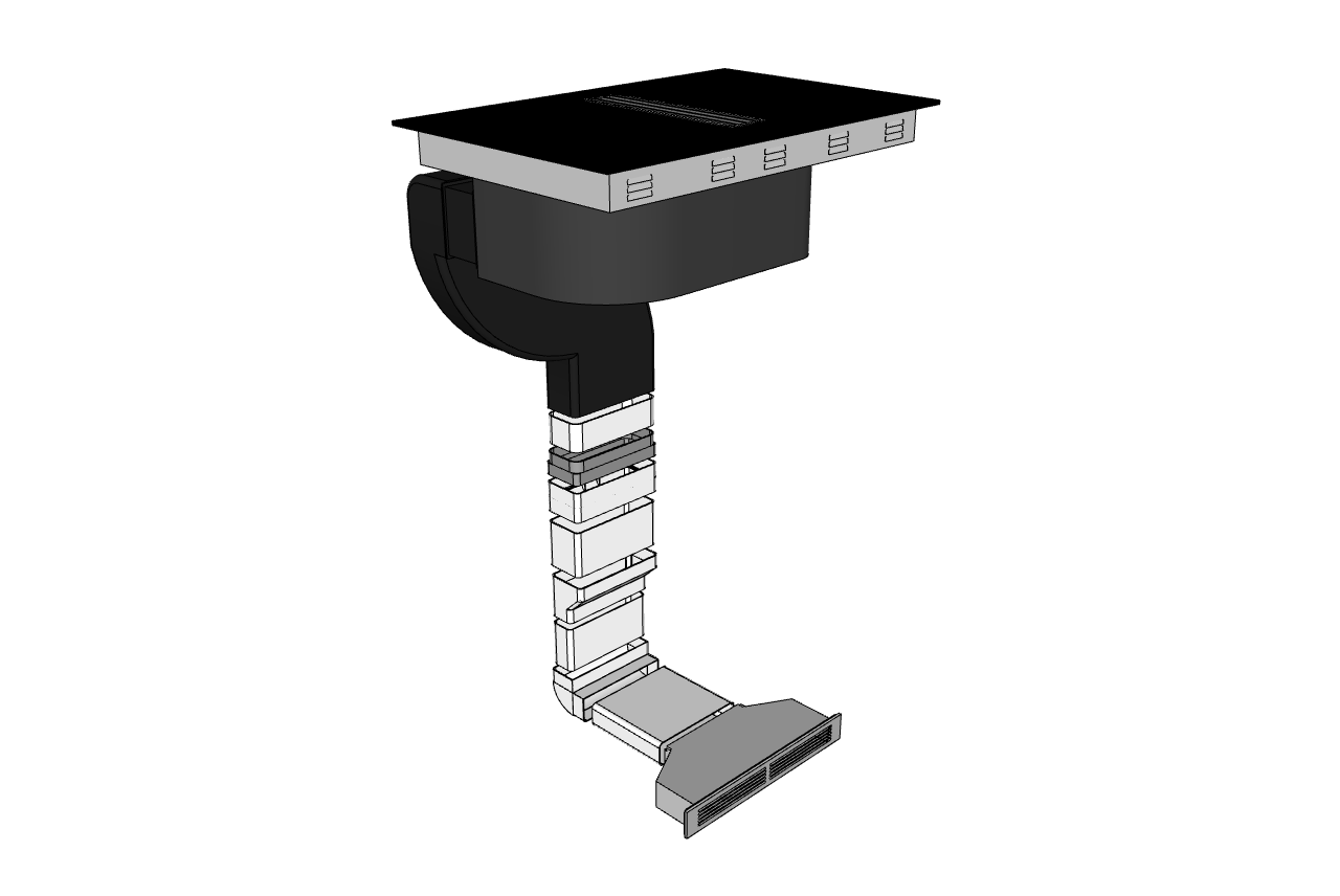 Kit for recirkulation - lav for Downdraft One