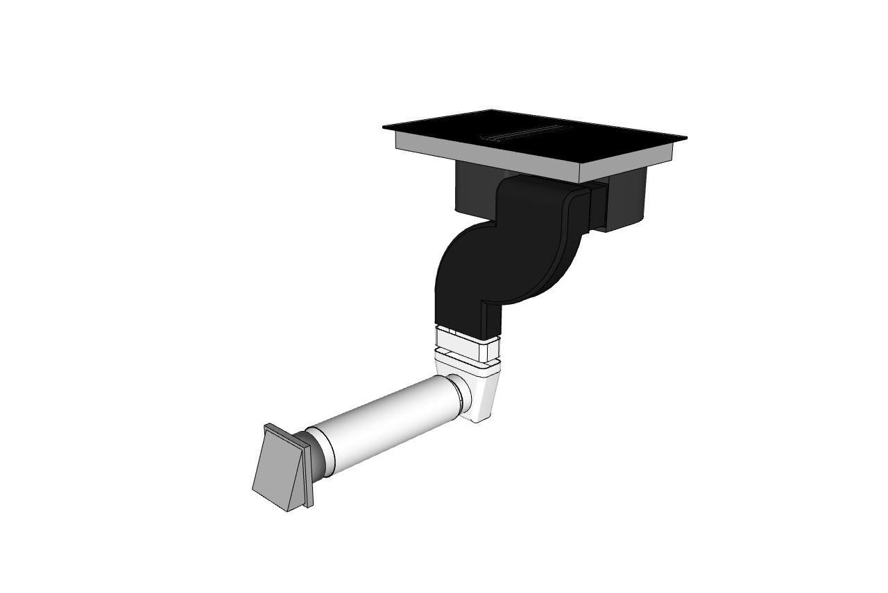 Kit for udblæsning, RF rist for Downdraft One