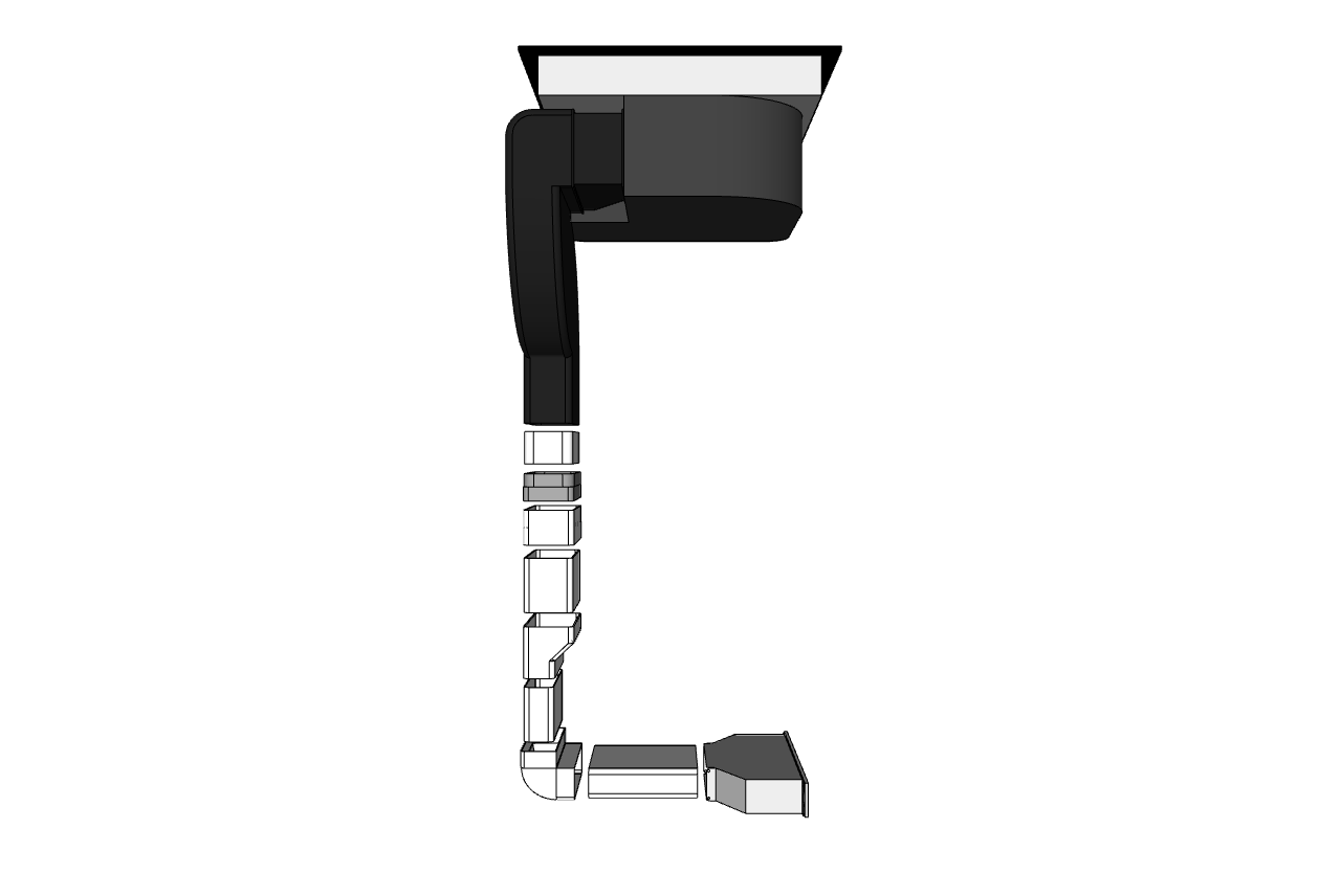 Kit for recirkulation til Nordic 6910 - lav sokkel