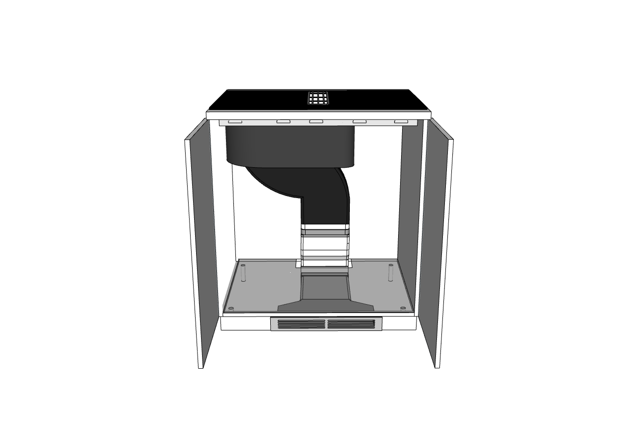 Kit for recirkulation til Nordic 6910 - lav sokkel