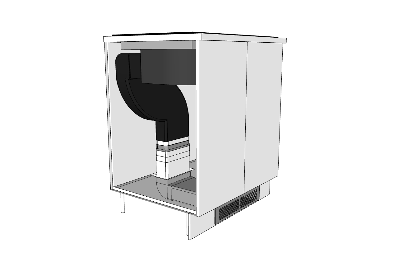 Kit for recirkulation for Trend Downdraft Kit for recirkulation for Trend Downdraft