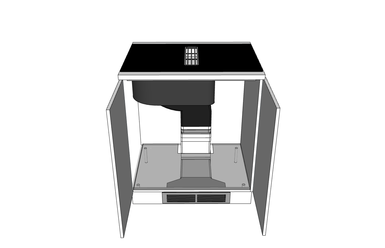 Kit for recirkulation for Trend Downdraft Kit for recirkulation for Trend Downdraft