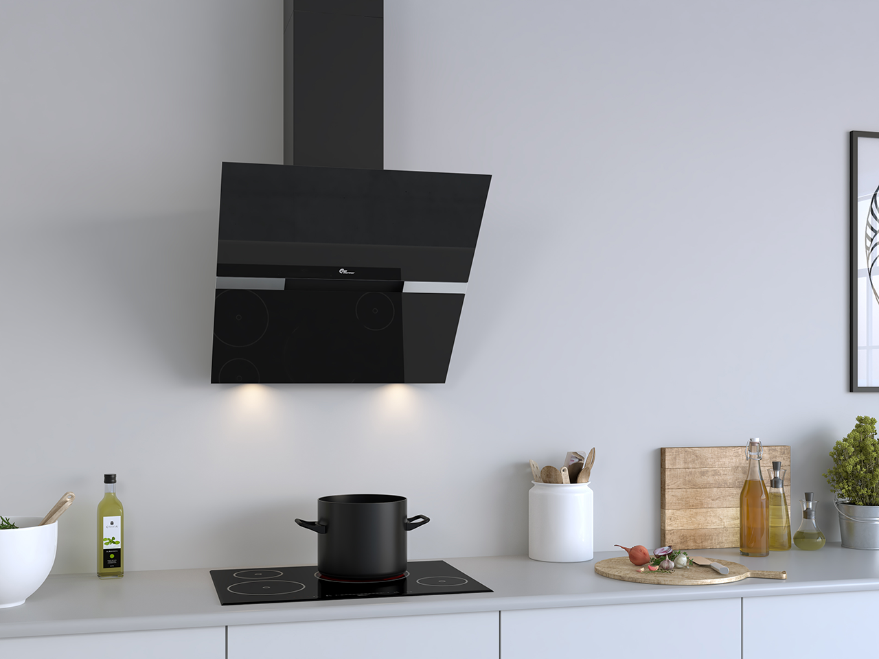 Perpignan 600 mm Sort Med motor