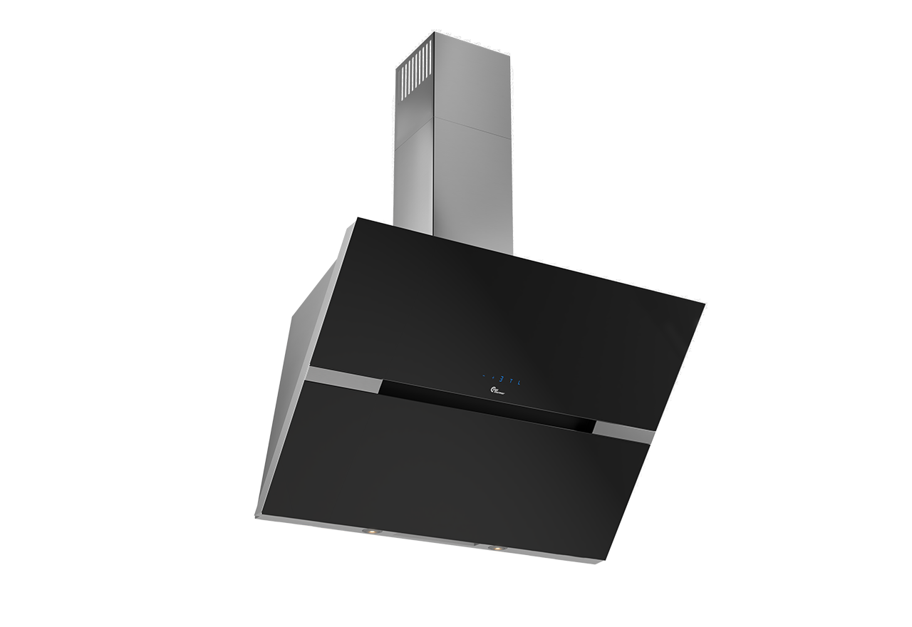 Preston II 900 mm Rustfri/Sort Med motor