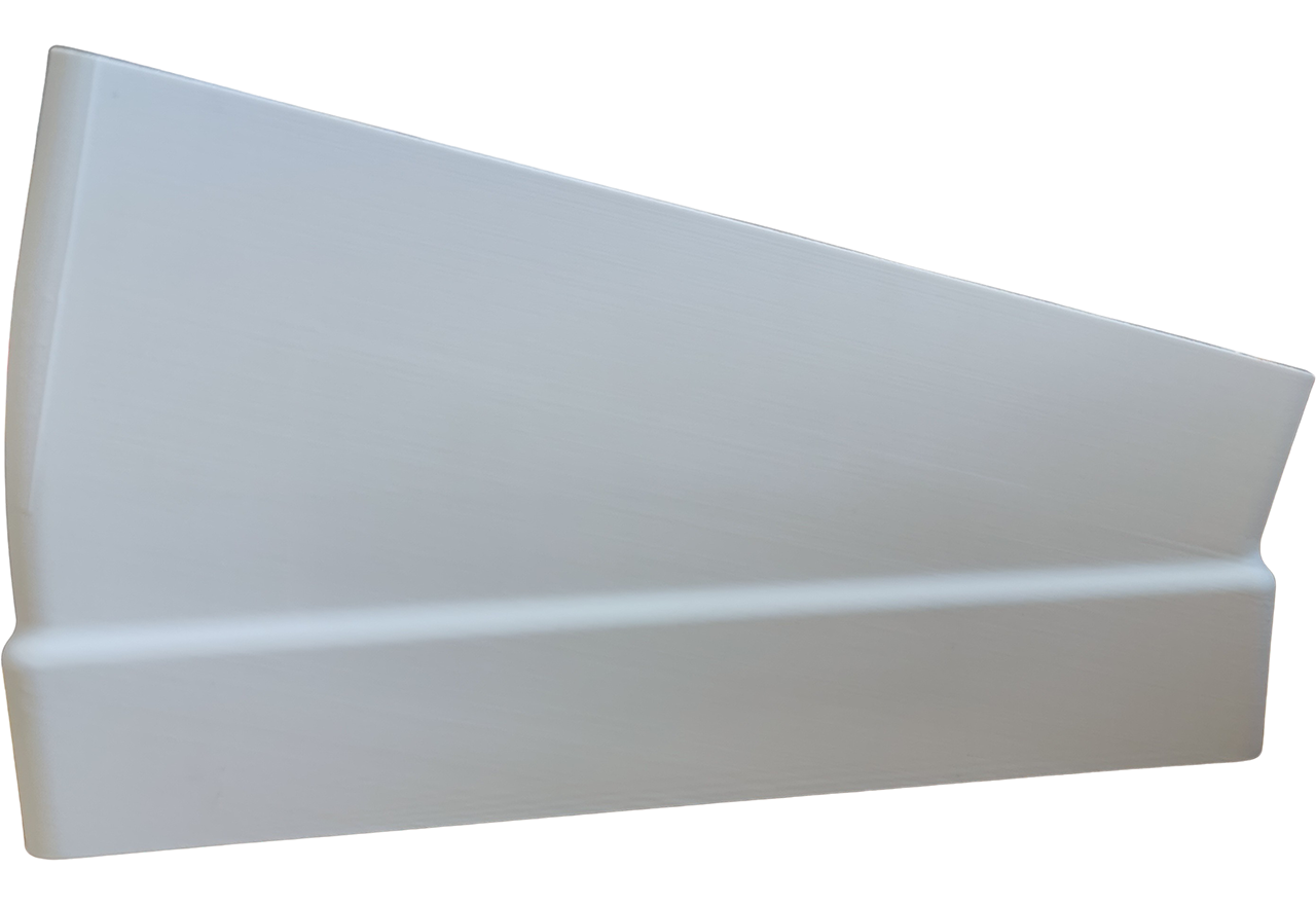 Bøjning 15 grader - 220x90 mm