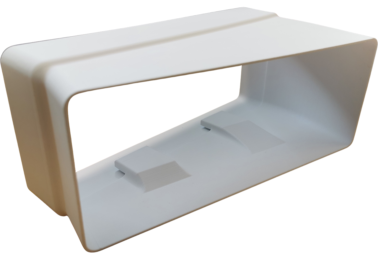 Bøjning 15 grader - 220x90 mm