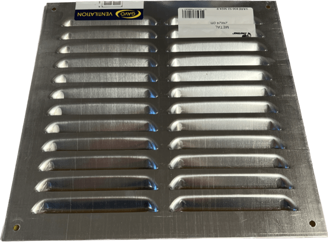 Metal lamelrist 25x25 cm