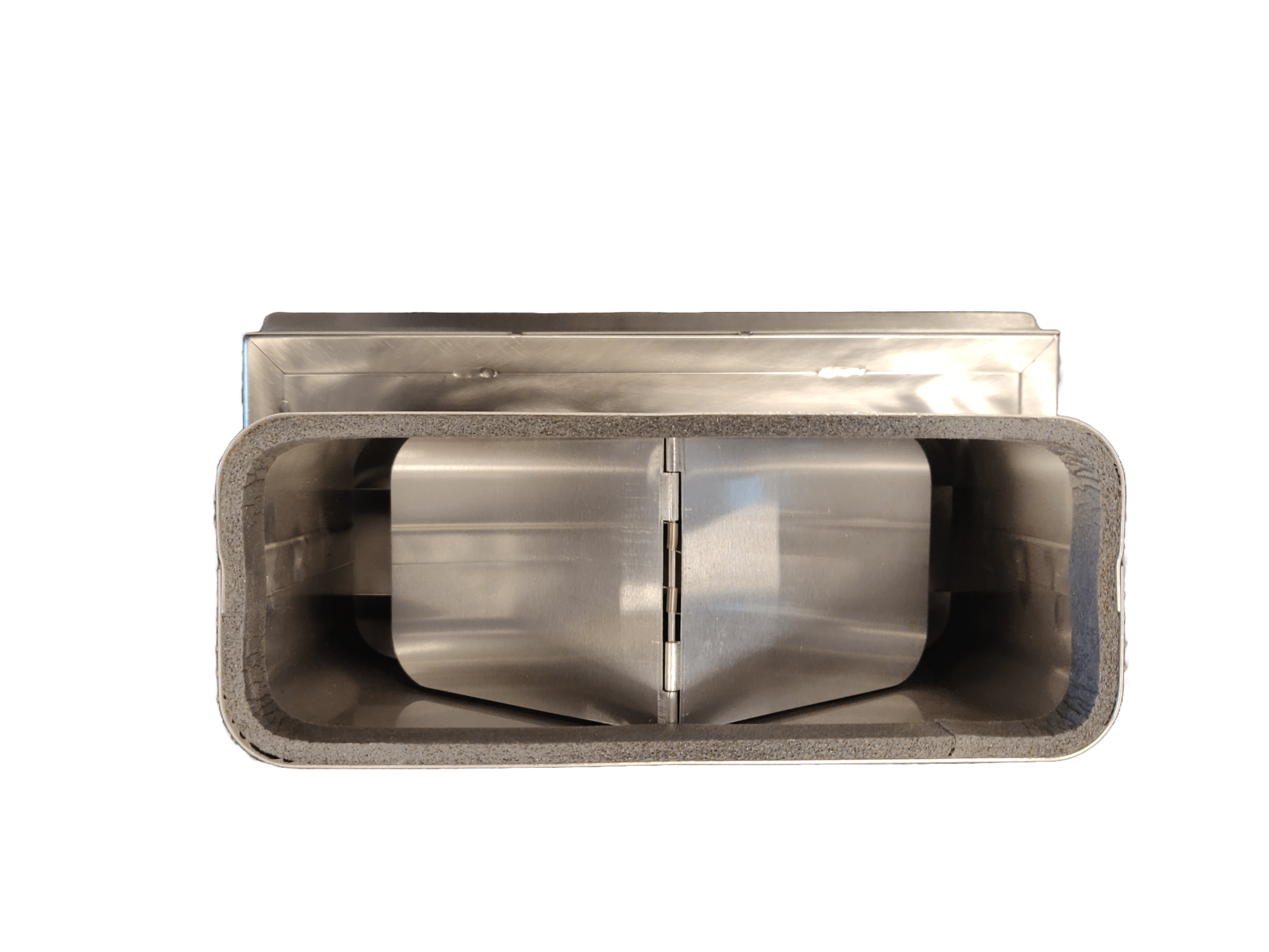 Udvendig rist RF 290x160 mm for 222x89 mm fladkanal Udvendig rist RF 290x160 mm for 222x89 mm fladkanal