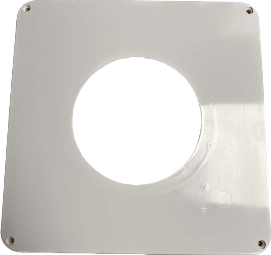 Dækplade 200 x 200 mm hvid Dækplade 200 x 200 mm hvid