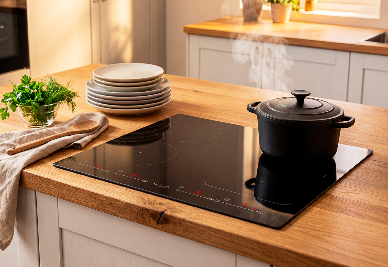 Nordic 6660 induktionskogeplade, 60 cm